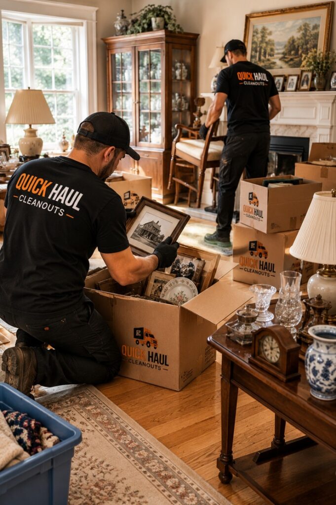 left over estate sale junk disposal company